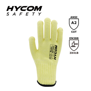 HYCOM 7G ANSI 2 パラアラミド耐切創手袋難燃性作業手袋