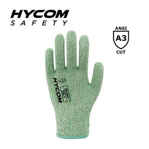HYCOM 13G ANSI 3 生分解性耐切創手袋 FDA 抗菌作業手袋