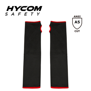 HYCOM 最高品質の ANSI 5 耐切創アームスリーブ、親指スロット付き、安全作業用