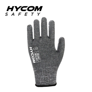 HYCOM 10G ANSI 3 カット耐性手袋、手のひらに PVC ドット